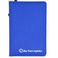 Diamond Deboss Junior Padfolio (Blue)